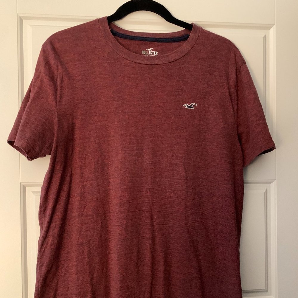 Hollister Long Curved Hem T-Shirt